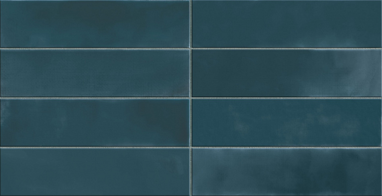Плитка Rinascente Fusion Cobalto Brick Aurea 7,5x30 (1,08 кв.м) под бетон