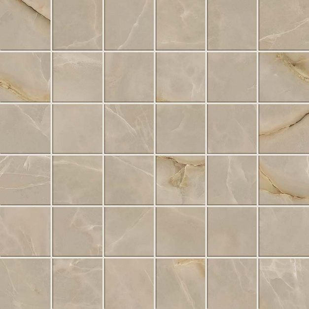 Плитка керамогранит Atlas Concorde Russia Symphonyx Cashmere Mosaic 30x30 Polished (0,990 кв.м.) под мрамор
