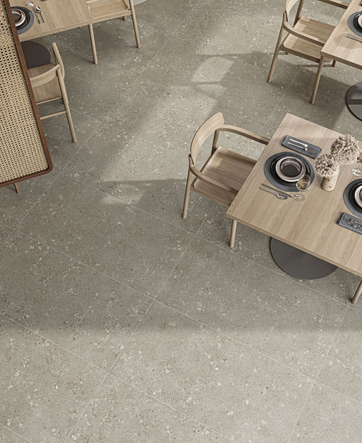 Плитка Rinascente Fusion Agglomerate Dark 60х120 (1,44 кв.м) под бетон