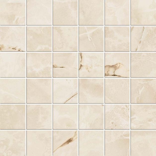 Мозаика керамогранит Atlas Concorde Russia Symphonyx Alabaster Mosaic 30x30 Polished (0,990 кв.м.) под мрамор