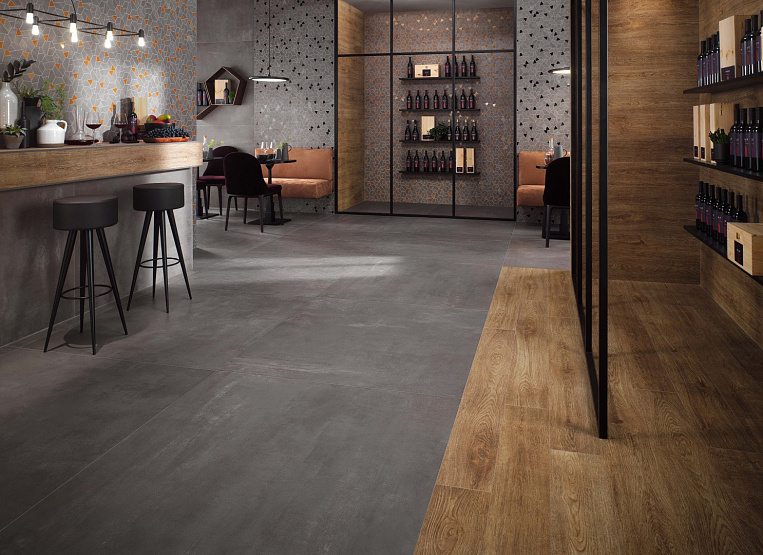 Плитка керамогранит Boost Smoke 60x120 Matt 20mm (0,72 кв.м.) под бетон