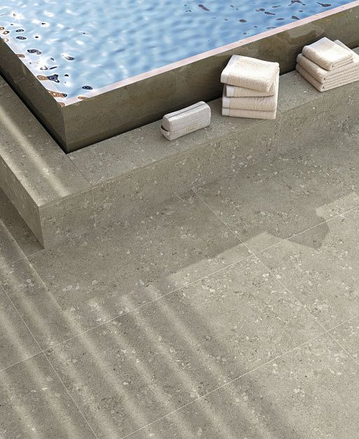 Плитка Rinascente Fusion Agglomerate Dark 60х120 (1,44 кв.м) под бетон